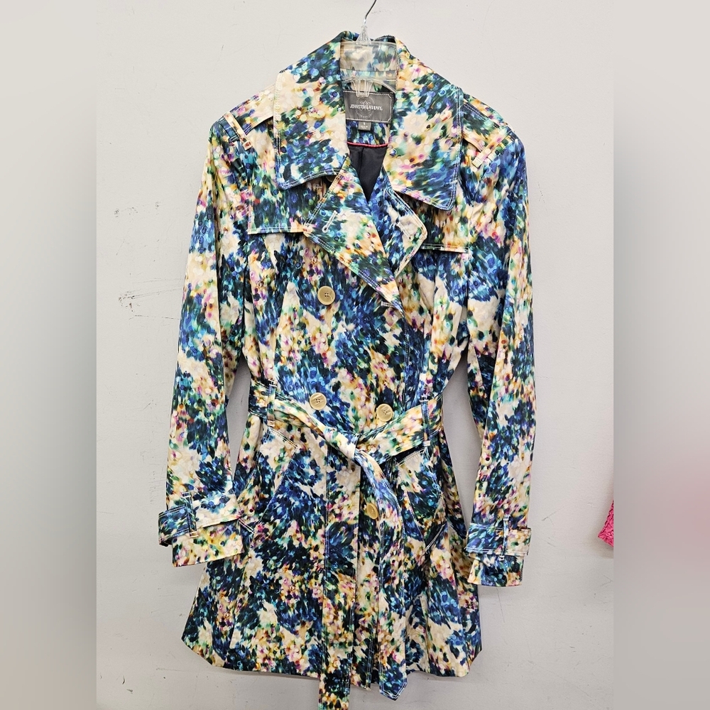 Johnston & Murphy Multicolor Trench Coat